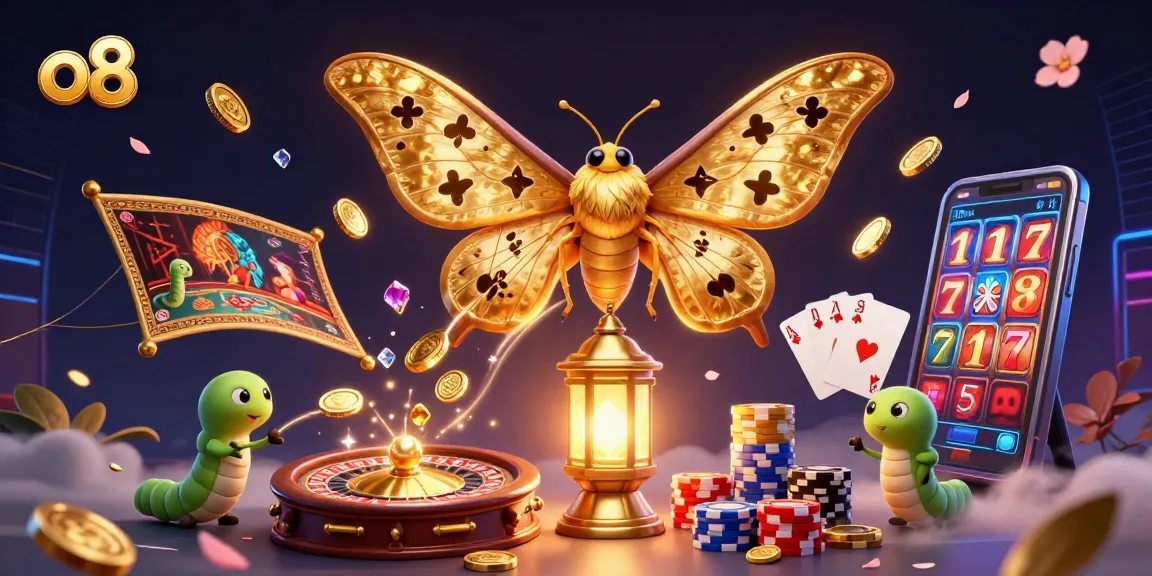 Experience the allure of o8 with this vibrant 3D casino illustration showcasing exciting gaming elements.