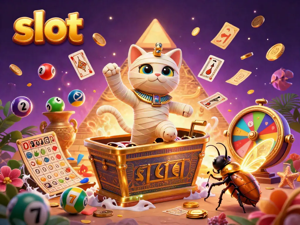 Slot dengan permainan interaktif dalam pencahayaan yang megah.