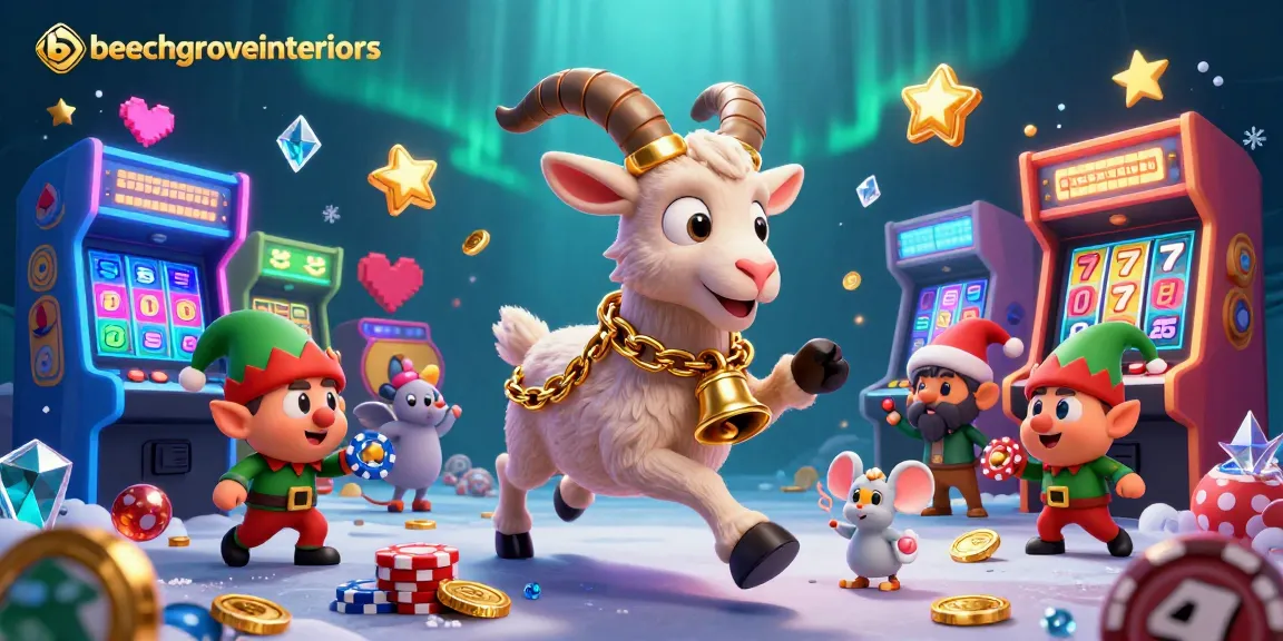Beechgroveinteriors reveals a vibrant casino scene with cartoon characters enjoying festive games.