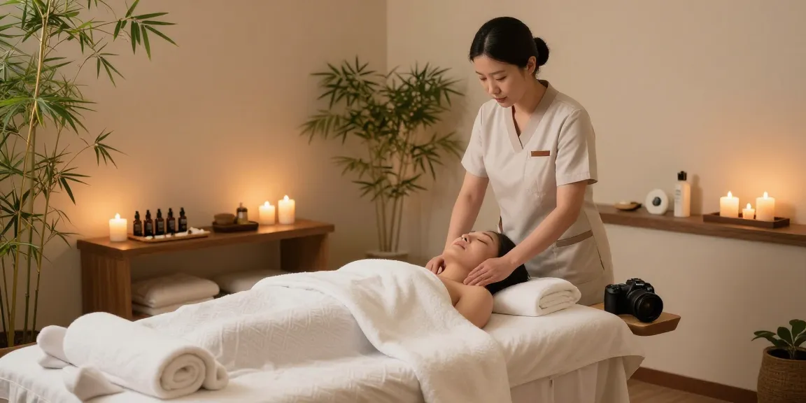 Serene wellness spa showcasing 부산스웨디시 massage room with calming ambiance and professional setup.