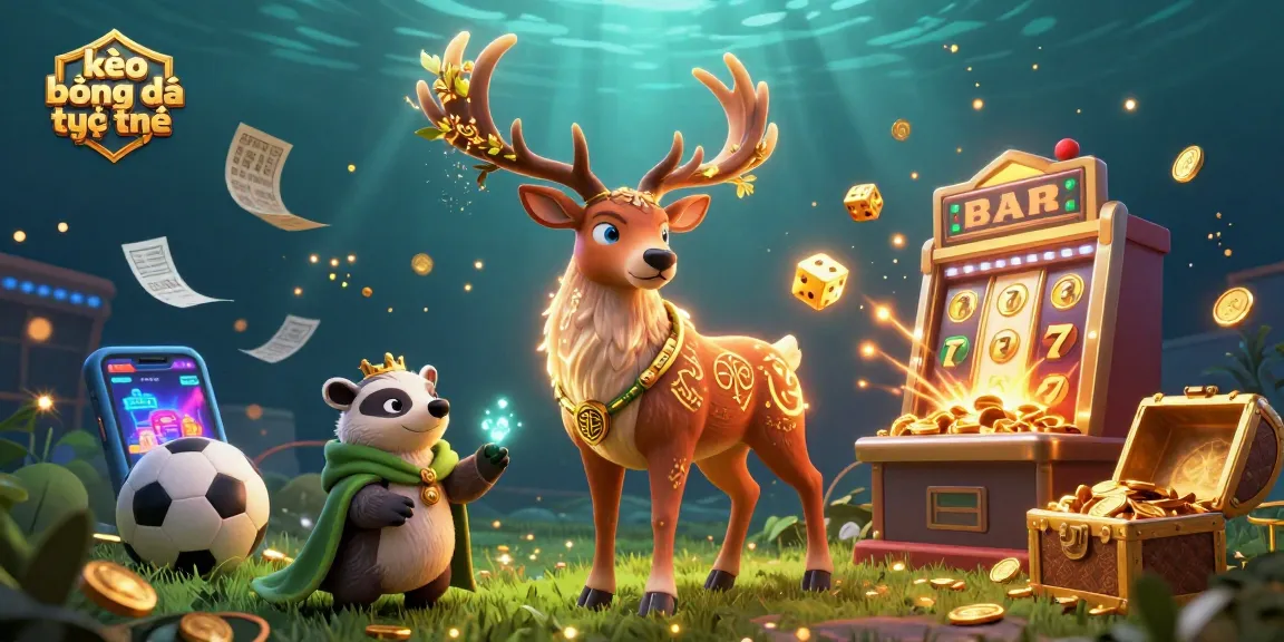Engage with kèo bóng đá trực tuyến through an ultra-detailed sports betting 3D illustration full of dynamic visuals.