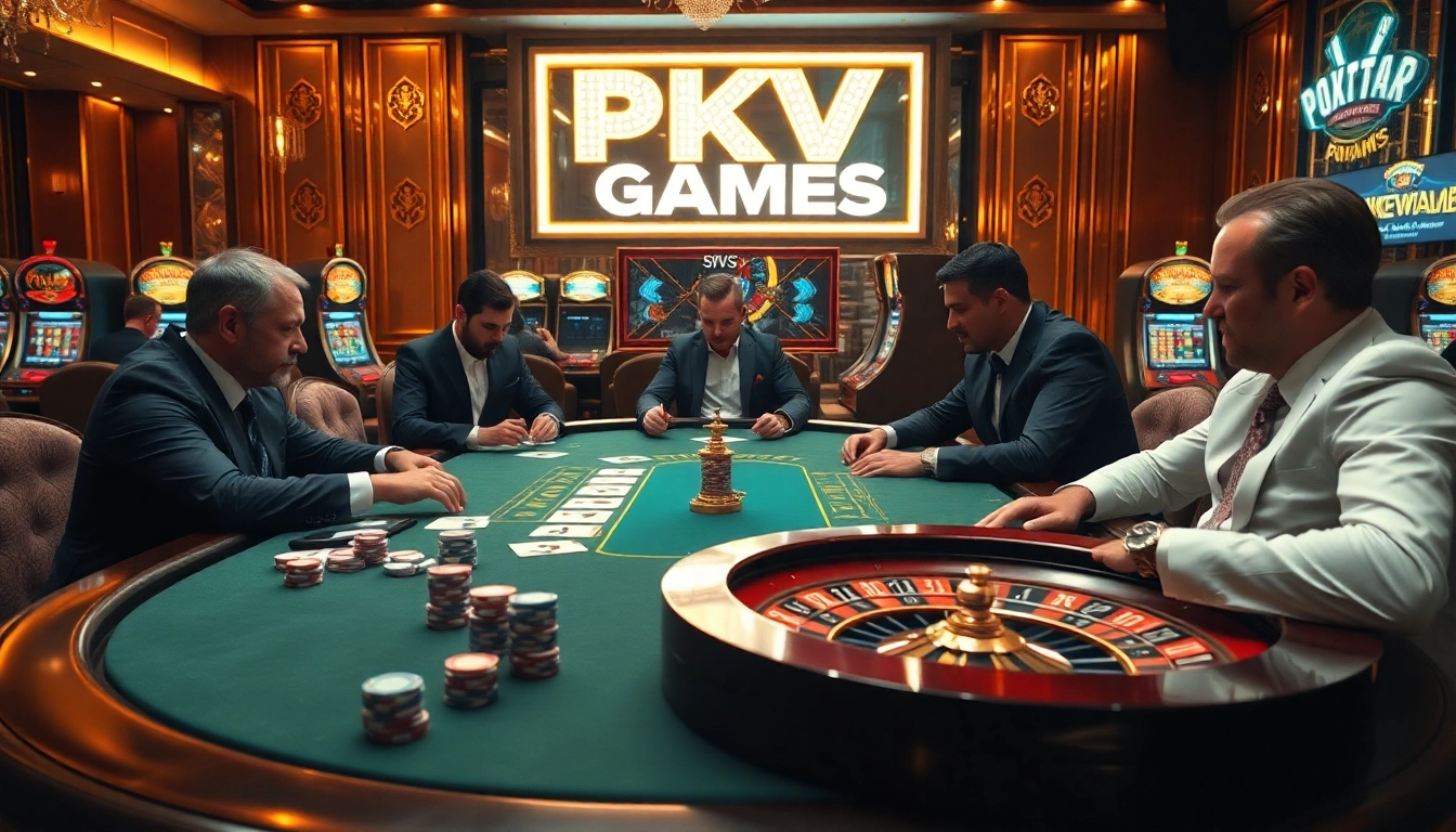 Engaging poker game scene showcasing pokergacor strategies and vibrant casino elements.