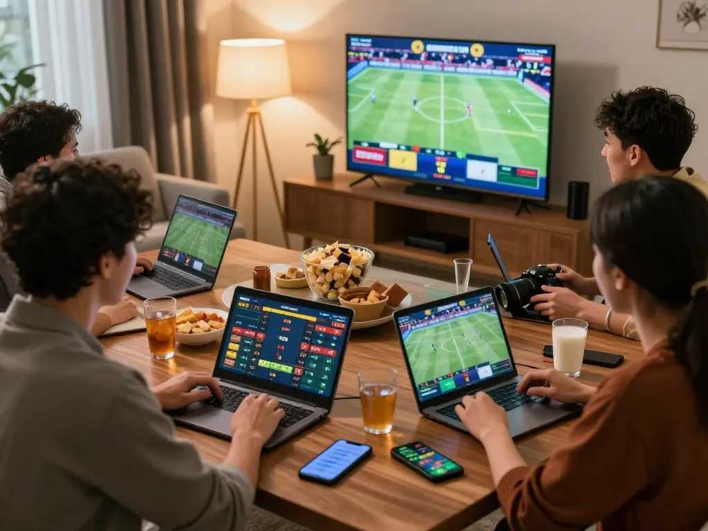 Exciting online betting experience at https://8kbetcom.club/ with players engaged in real-time sports events.