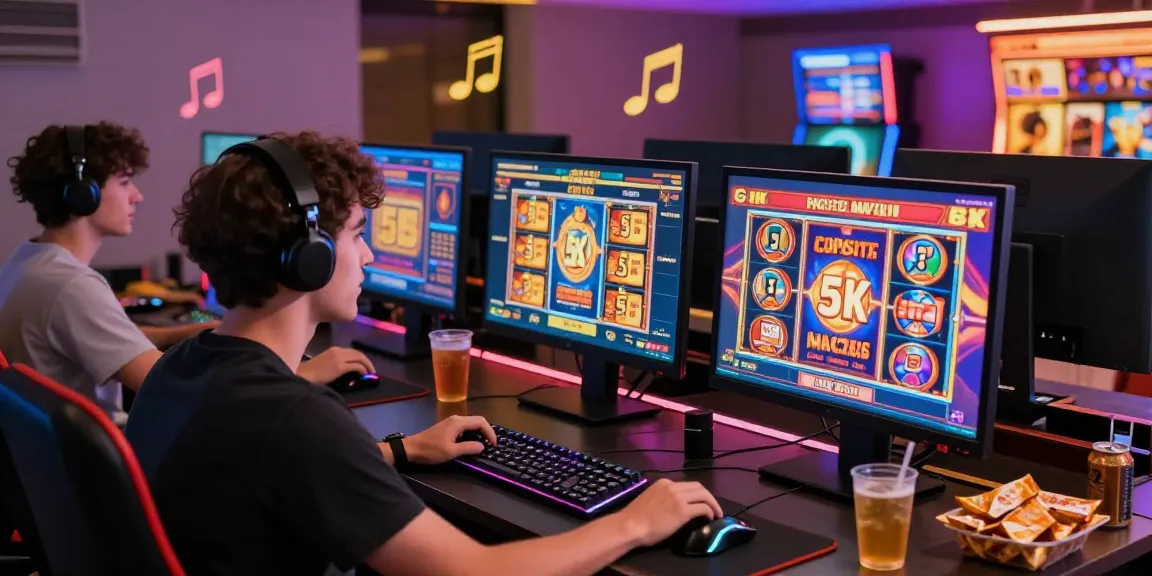 Exciting gaming setup featuring slot deposit 5k options for online casino players.