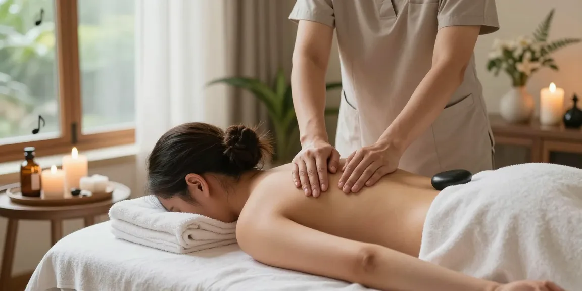 Swedish massage session highlighting therapeutic techniques and spa atmosphere, showcasing relaxation and professional care.