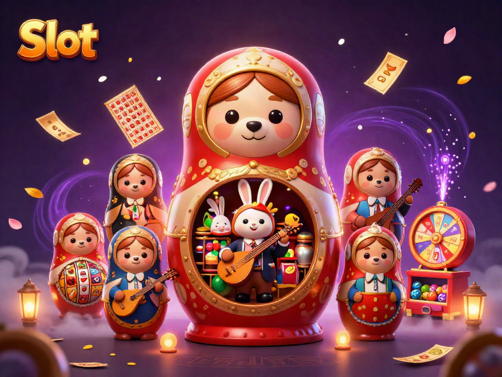Spin Slot reels with animated characters, vibrant atmosphere, and engaging casino elements