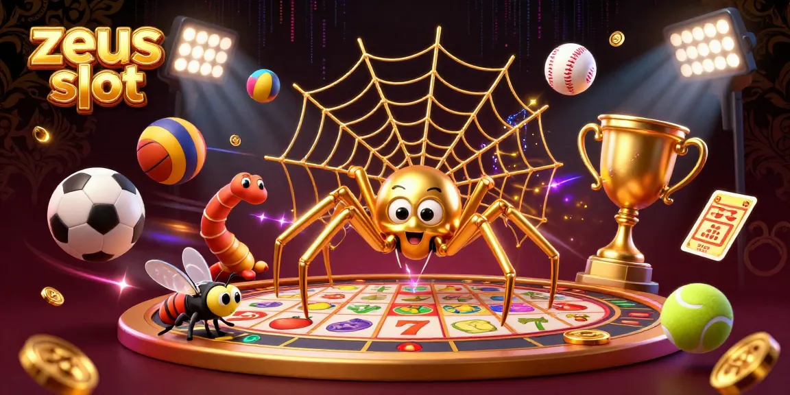 Experience thrilling spins with the zeus slot game featuring a golden spider and vibrant game elements.