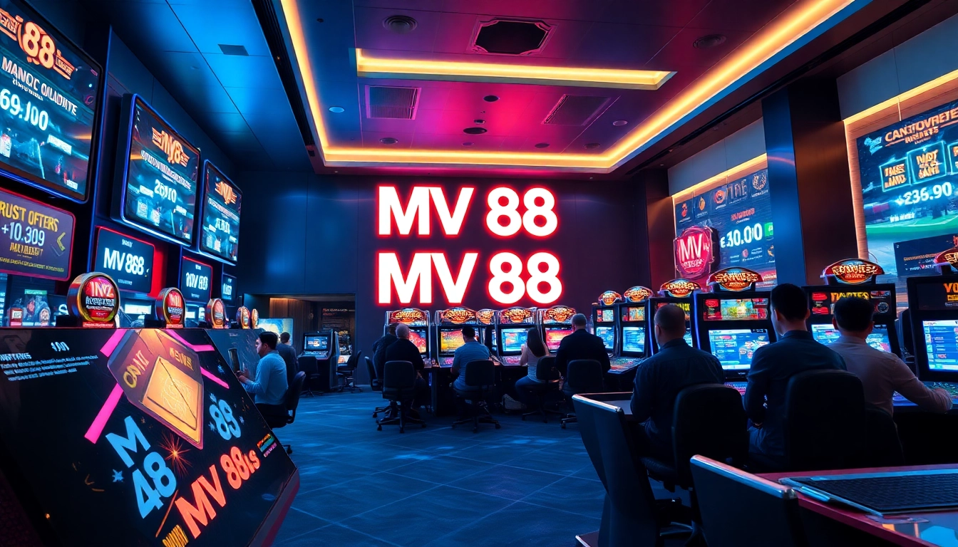 MV 88 vibrant online casino showcasing gaming excitement and promotions.