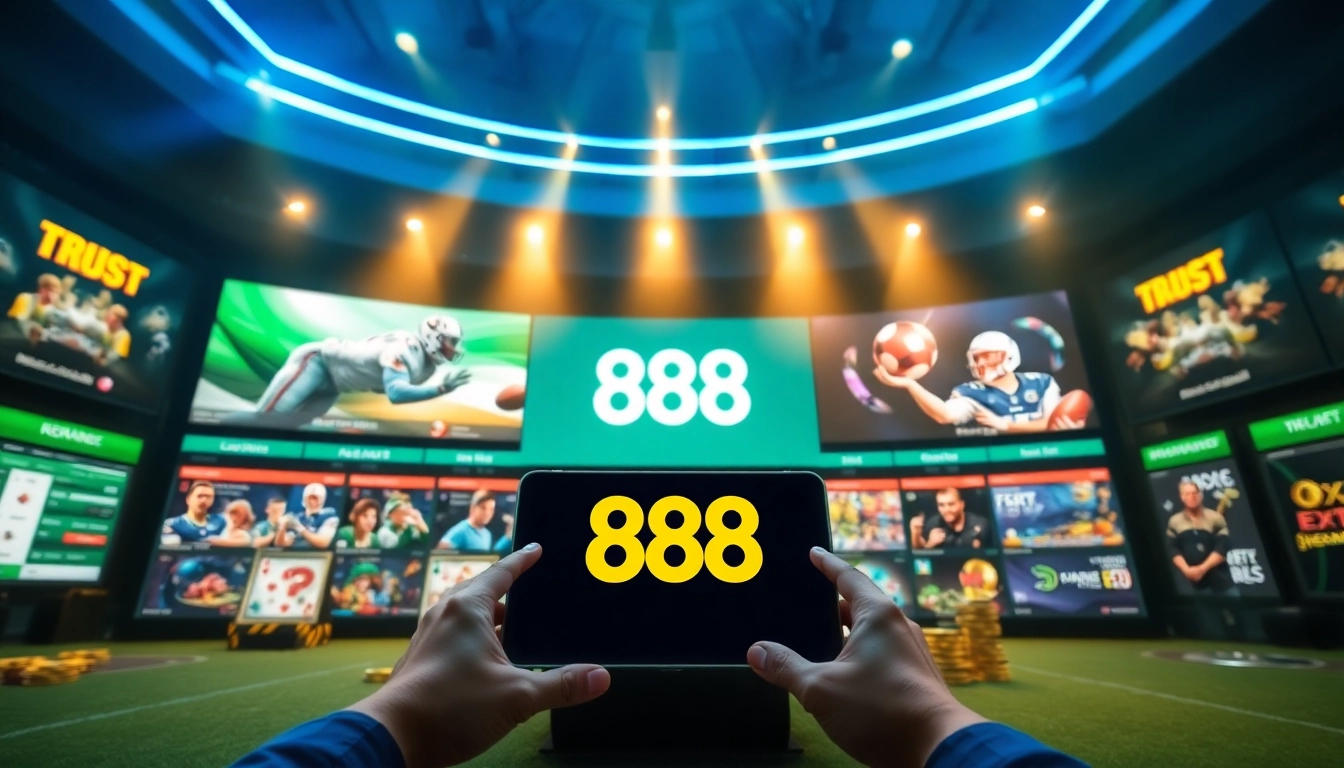 Experience the innovative online gambling platform 888 new with vibrant games and secure transactions.