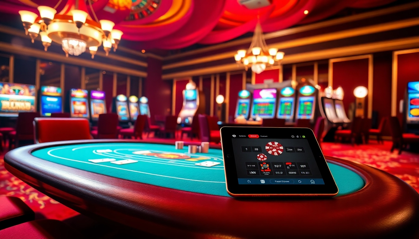 Engaging online gambling scene featuring AF88 COM with poker chips and roulette wheel.
