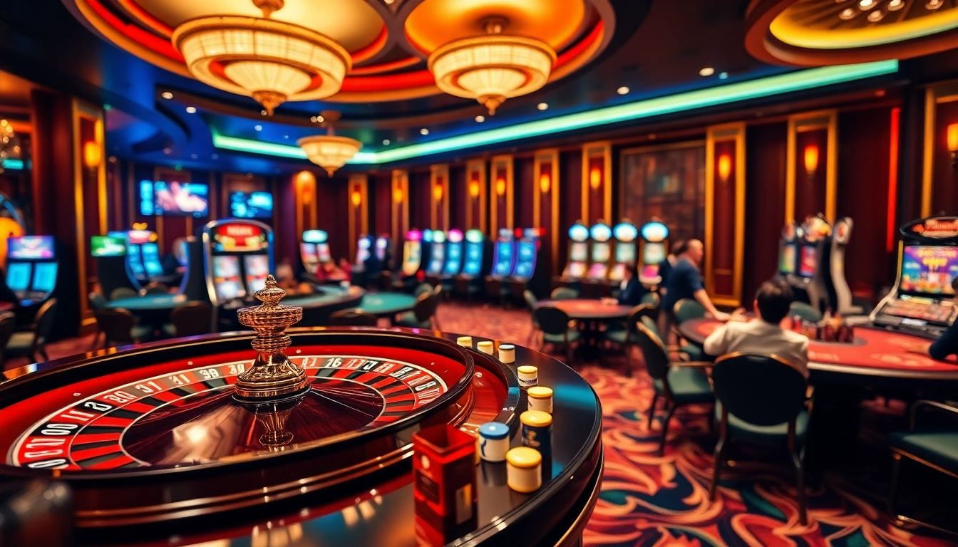 Experience thrilling gameplay at nhà cái nohu90 with vibrant casino tables and exciting betting options.