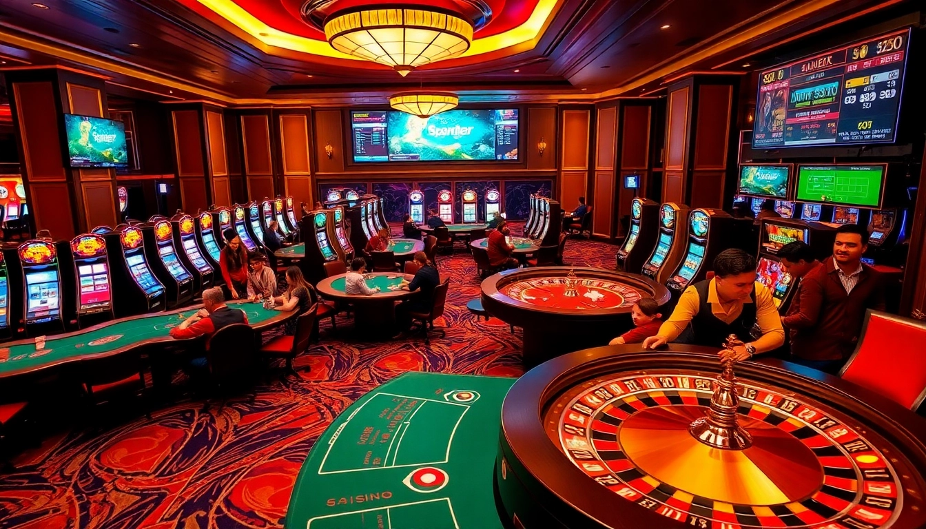 Experience the thrill of gaming at nhà cái sa88 with luxurious tables and vibrant casino action.