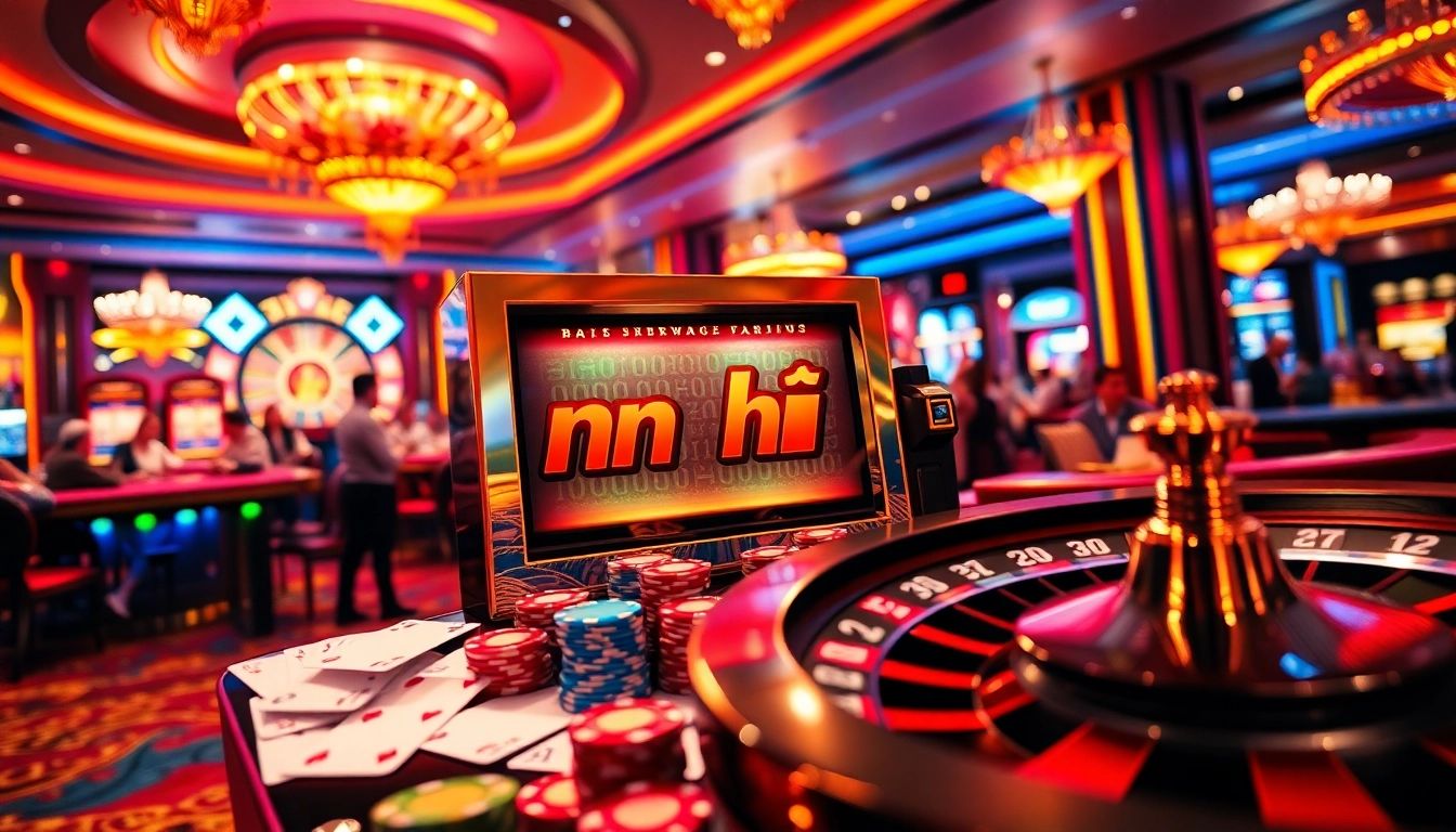 Experience the thrill of nổ hũ with vibrant casino action and engaging slot games.