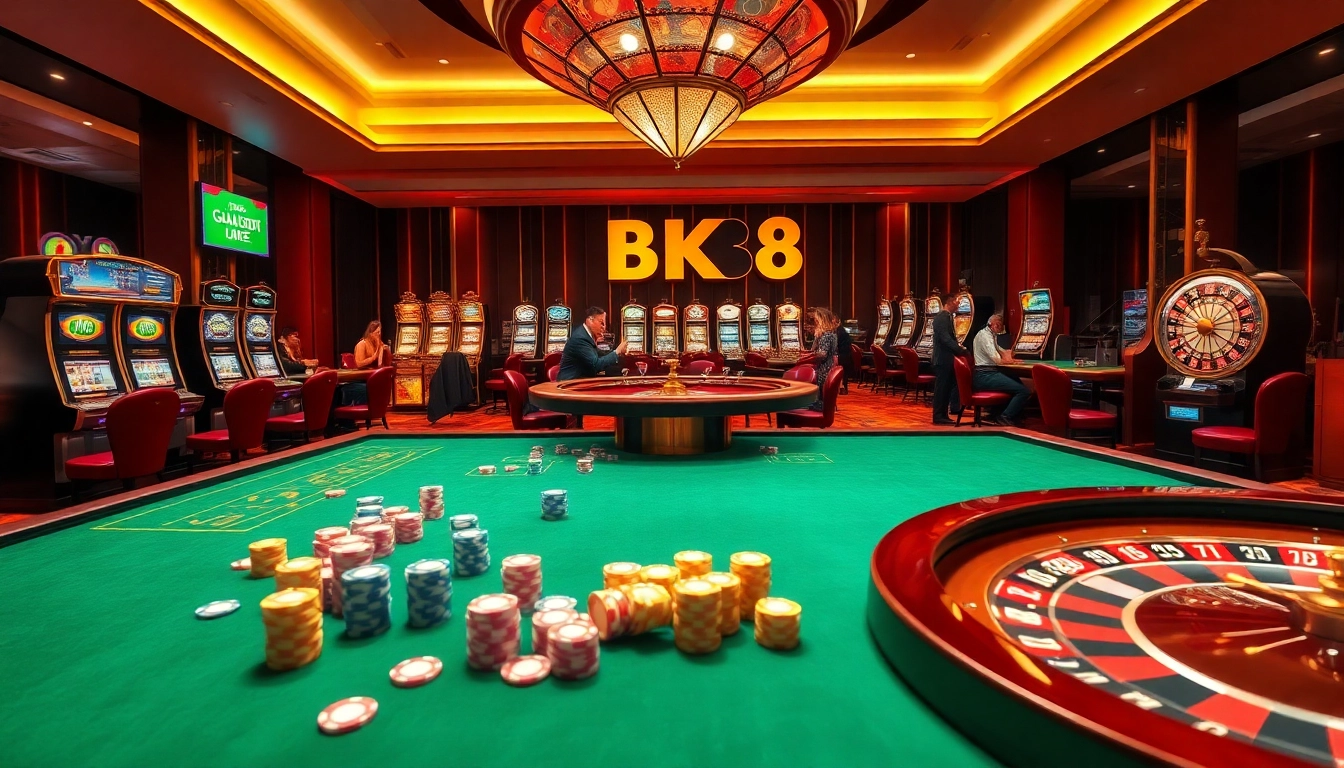 Engage in thrilling games at BK8 เว็บตรง with vibrant casino tables and exciting gameplay.