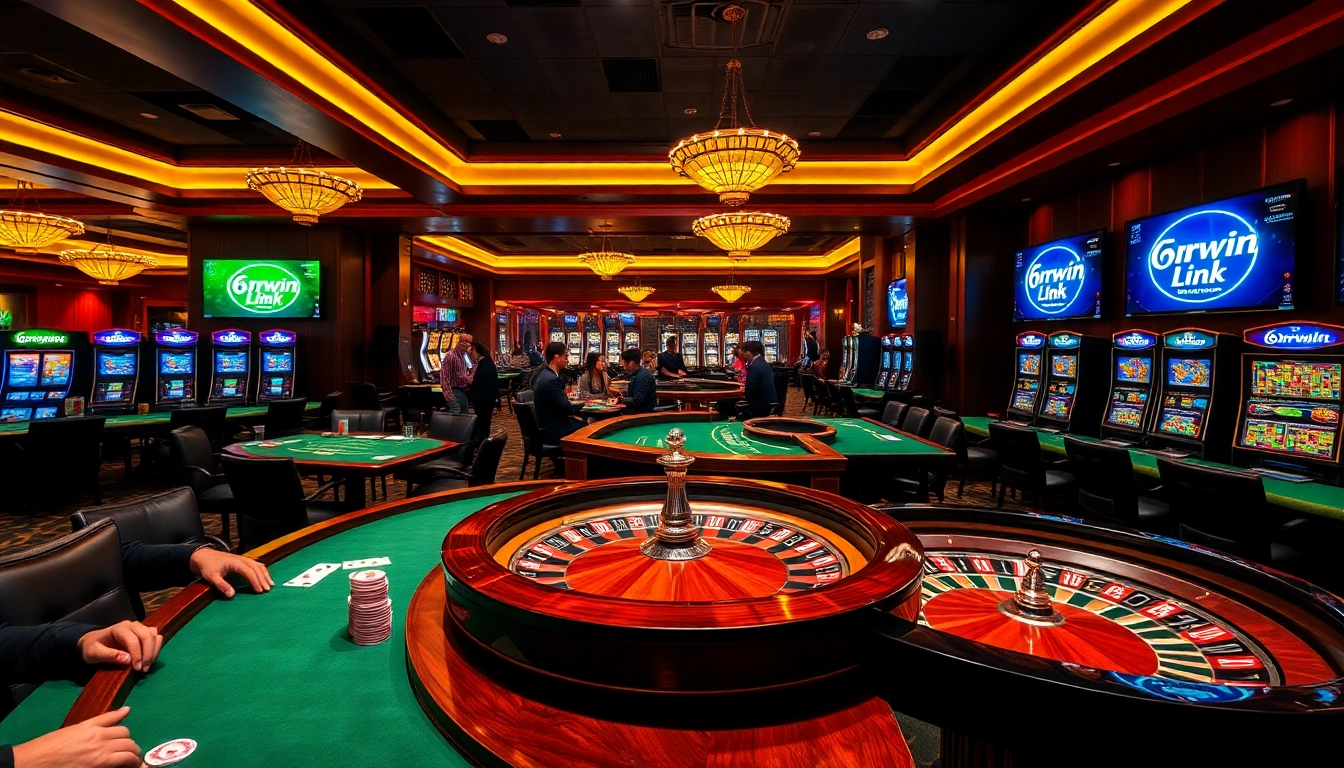 Experience thrilling casino action with the 6rwin Link in a luxurious gambling atmosphere.